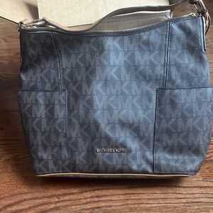 Michael Kors Black Monogram Shoulder Bag